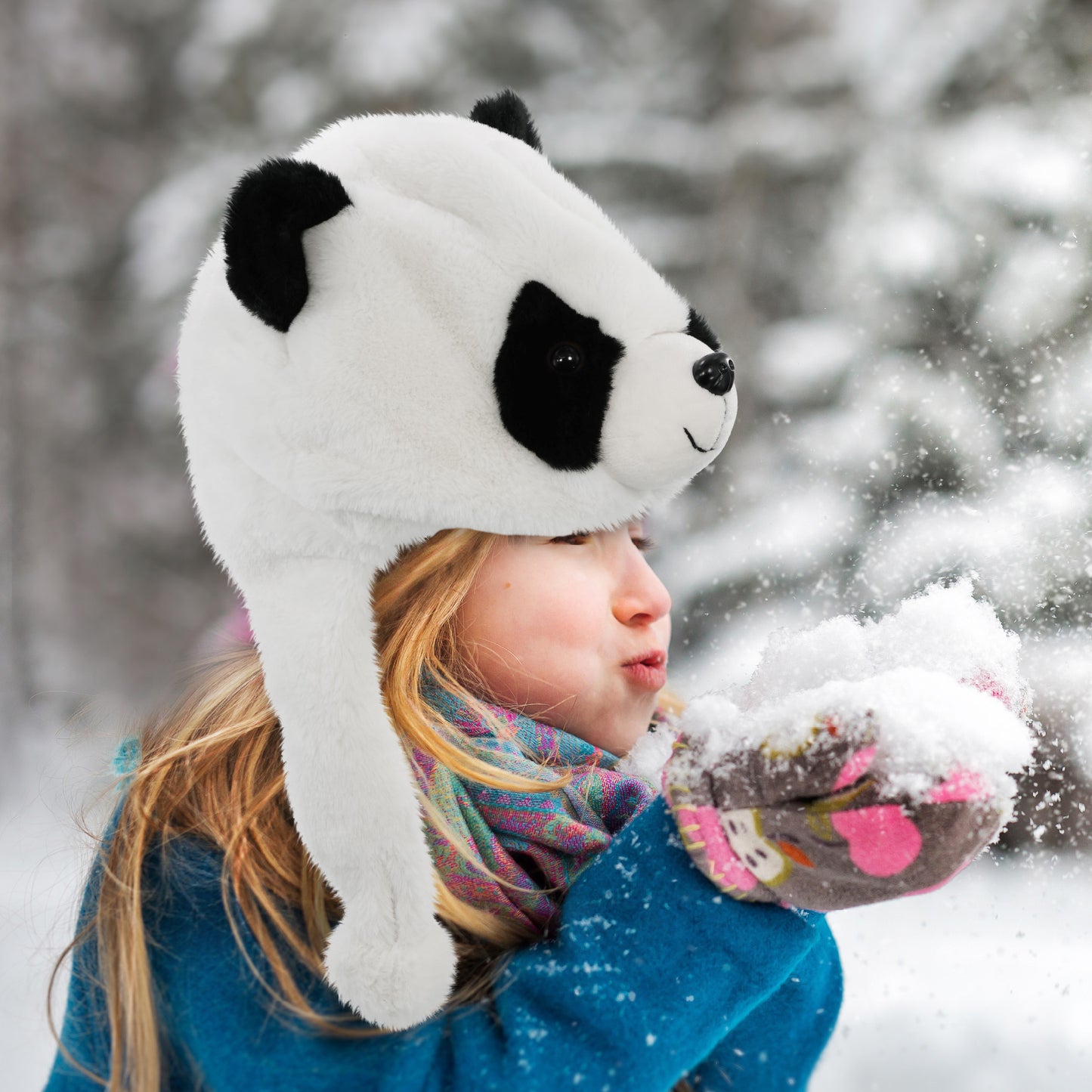 SUPER SOFT PLUSH HAT - PANDA