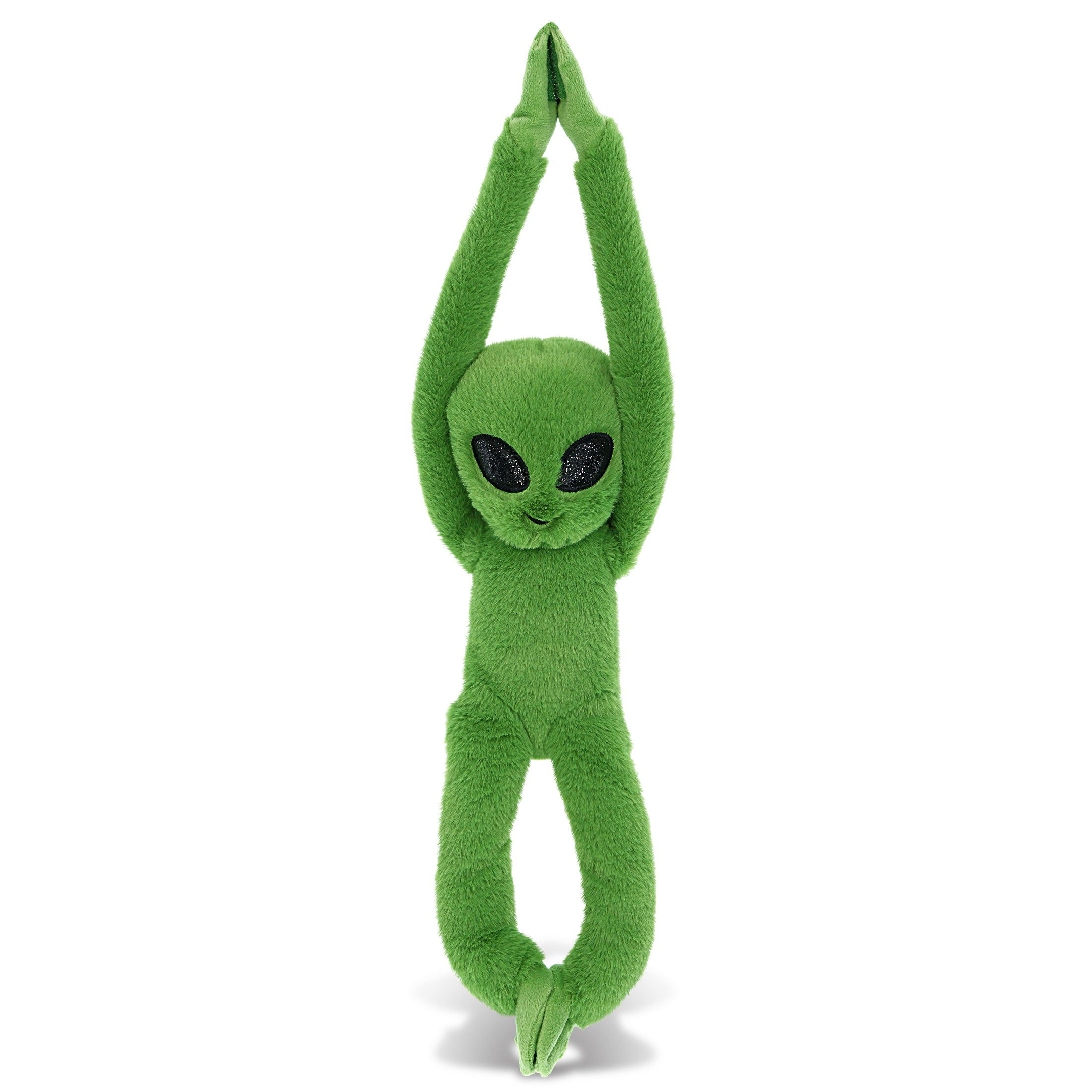 SUPER SOFT PLUSH - LONG ARM HANGING ALIEN