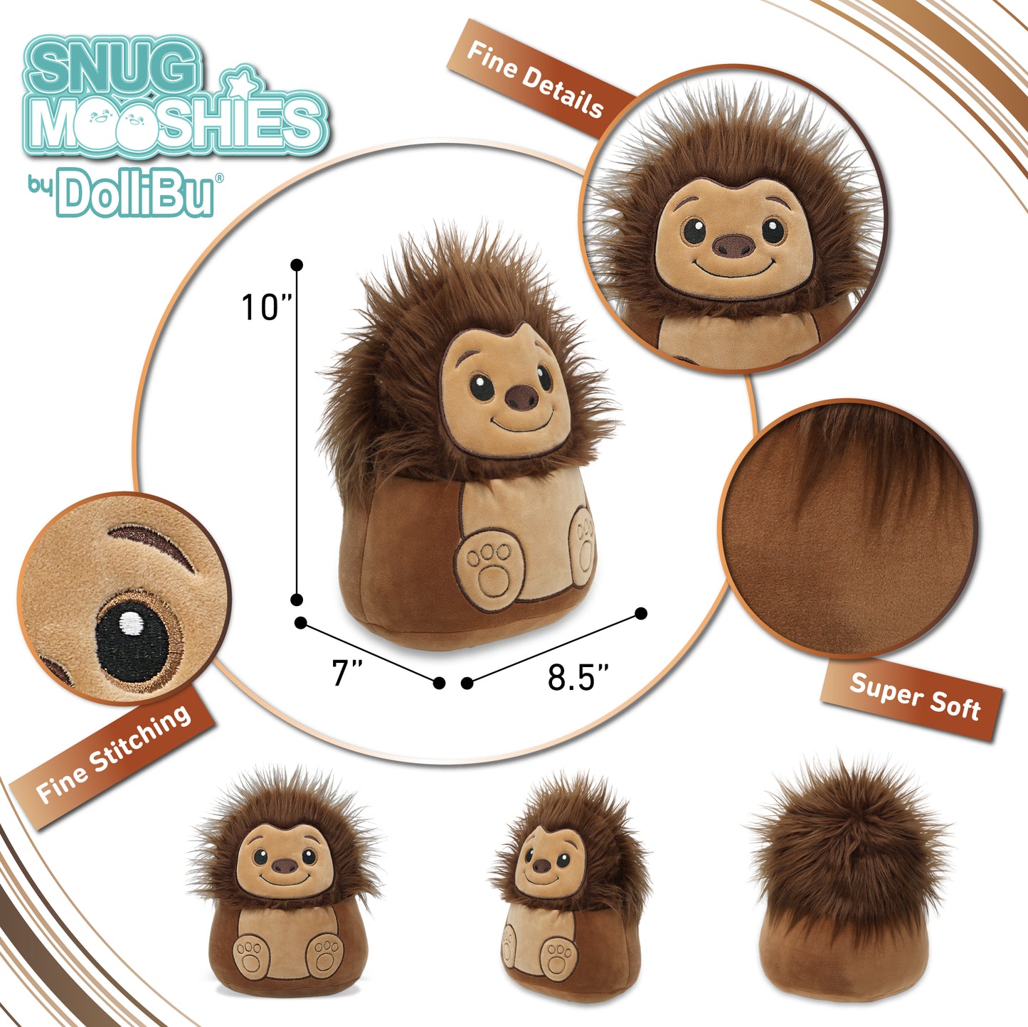 SNUG-MOOSHIES PLUSH - BIG FOOT 10"