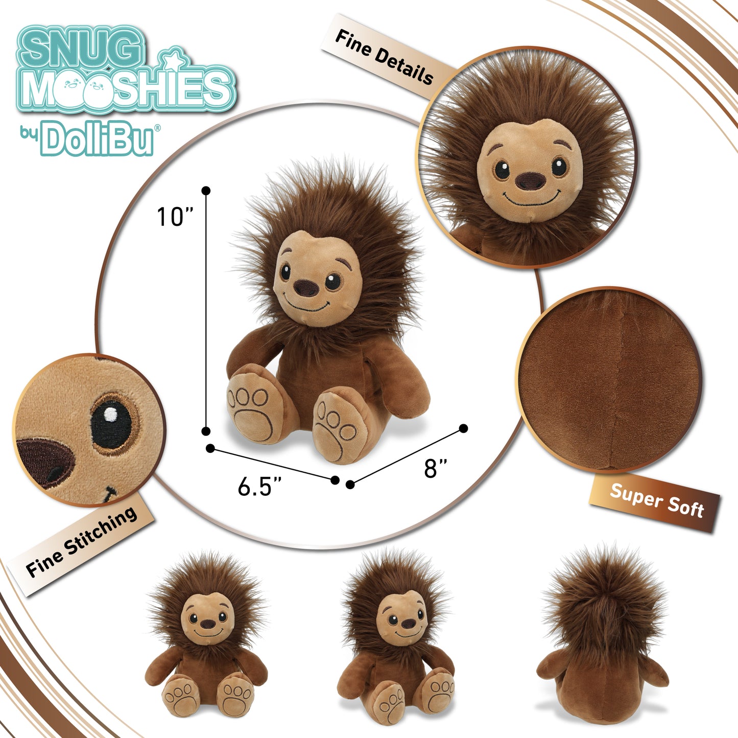SNUG-MOOSHIES PLUSH - STANDING BIG FOOT 10"
