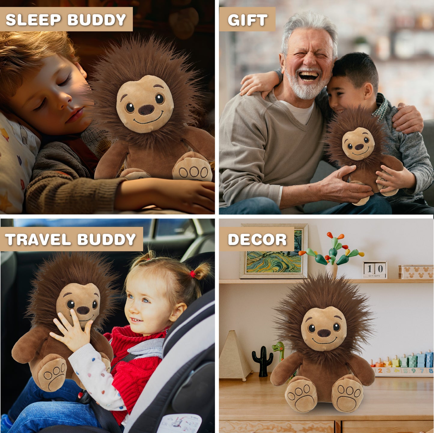 SNUG-MOOSHIES PLUSH - STANDING BIG FOOT 10"