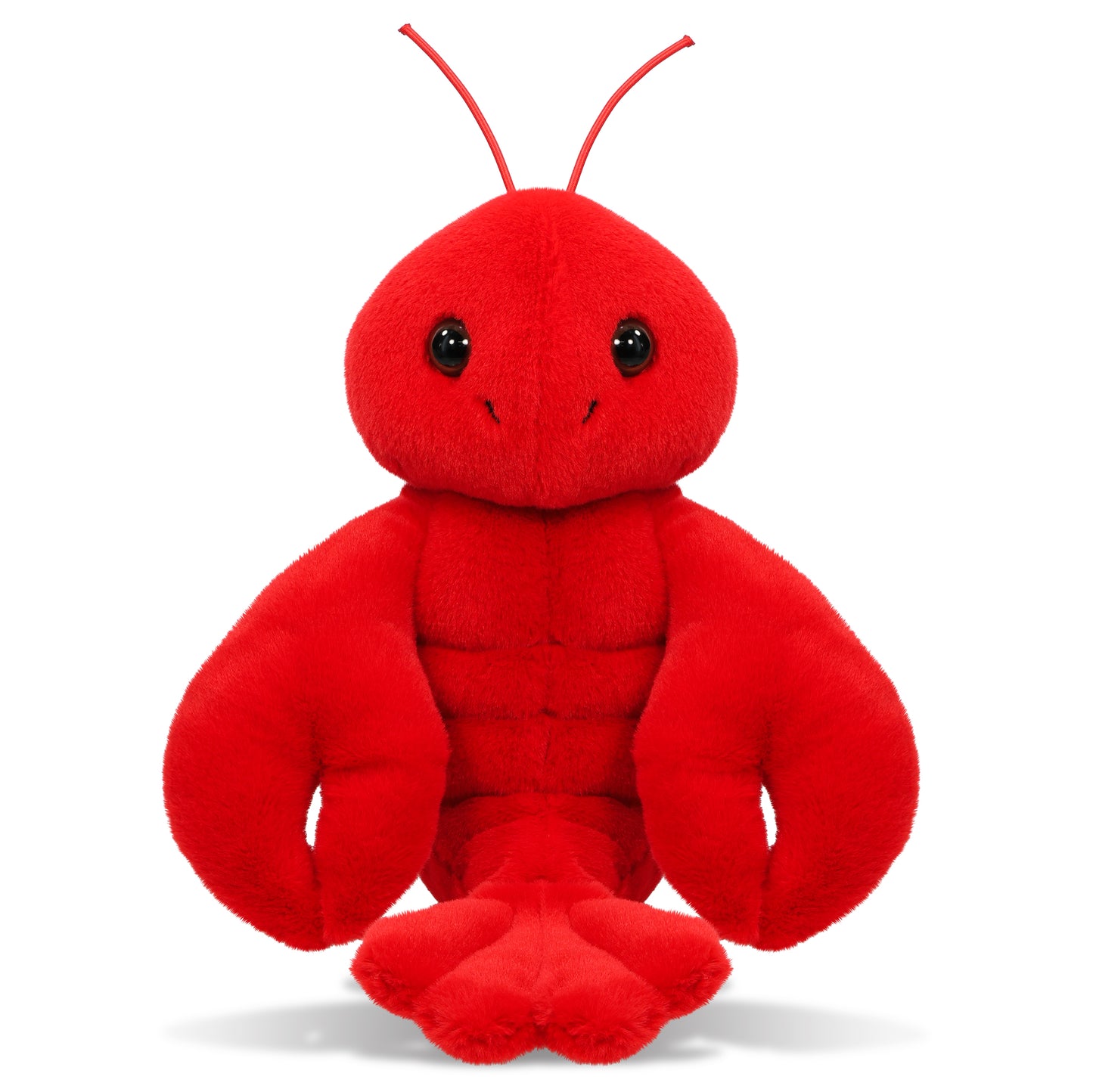 SUPER SOFT PLUSH - SITTING LOBSTER 8" - LONG FUR