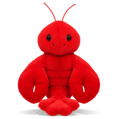 SUPER SOFT PLUSH - SITTING LOBSTER 8" - LONG FUR
