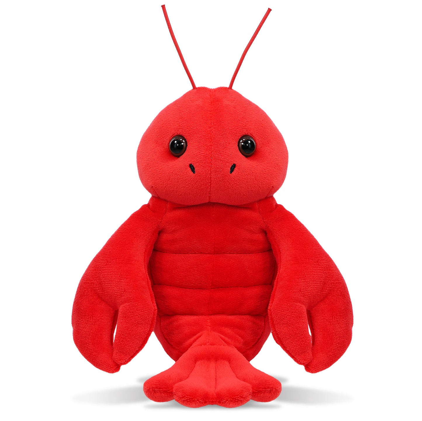 SUPER SOFT PLUSH - SITTING LOBSTER 8" - SHORT FUR
