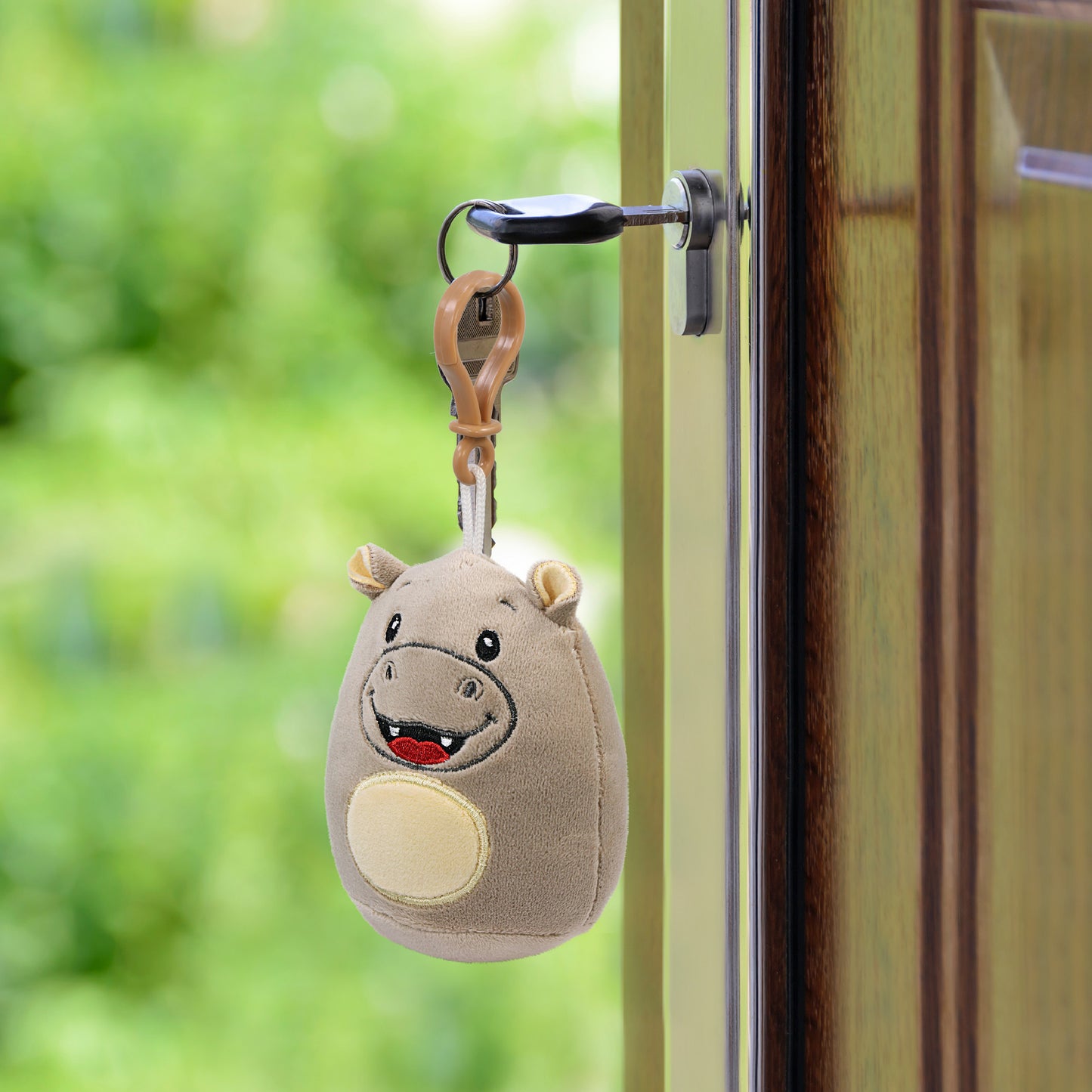 SNUG-MOOSHIES PLUSH CLIPS - HIPPO