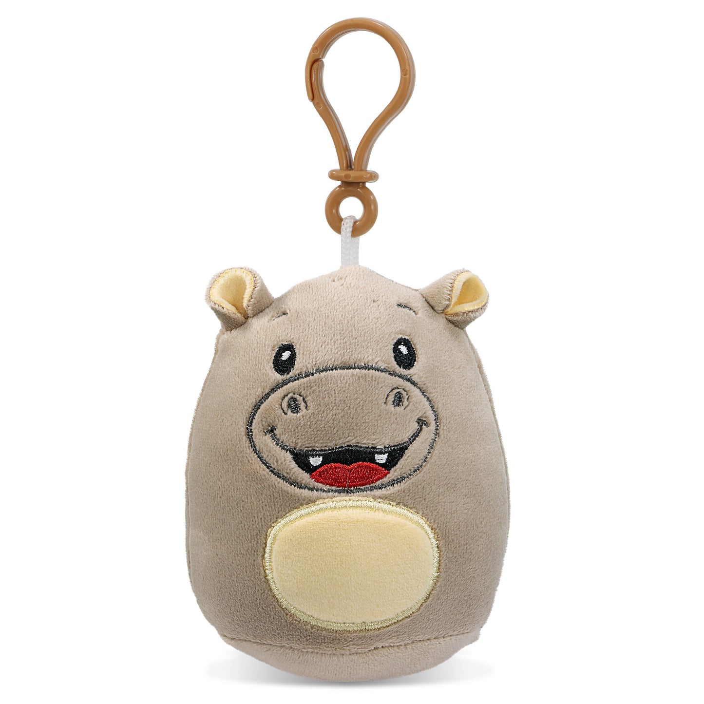 SNUG-MOOSHIES PLUSH CLIPS - HIPPO