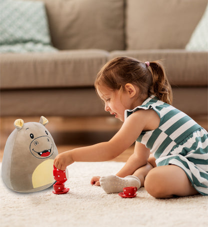 SNUG-MOOSHIES PLUSH - HIPPO 10"
