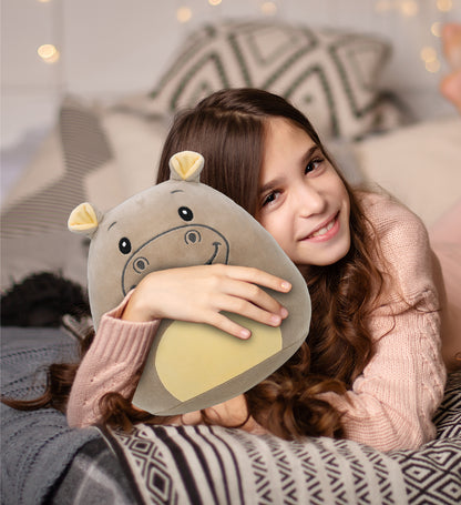 SNUG-MOOSHIES PLUSH - HIPPO 10"