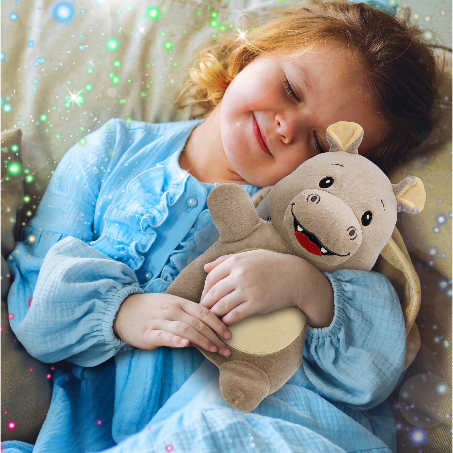 SNUG-MOOSHIES PLUSH - STANDING HIPPO 10"