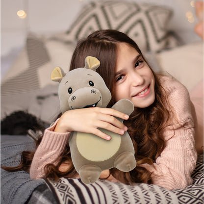 SNUG-MOOSHIES PLUSH - STANDING HIPPO 10"