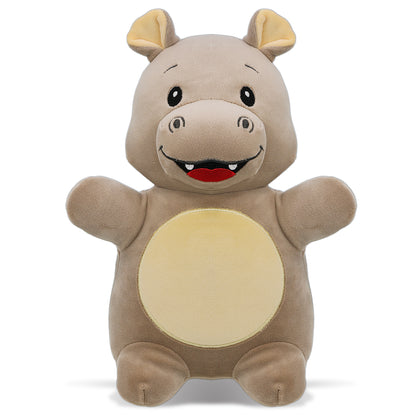 SNUG-MOOSHIES PLUSH - STANDING HIPPO 10"