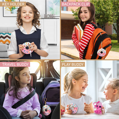 SNUG-MOOSHIES PLUSH CLIPS - DONUT