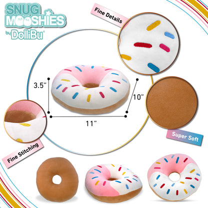SNUG-MOOSHIES PLUSH - DONUT 10"