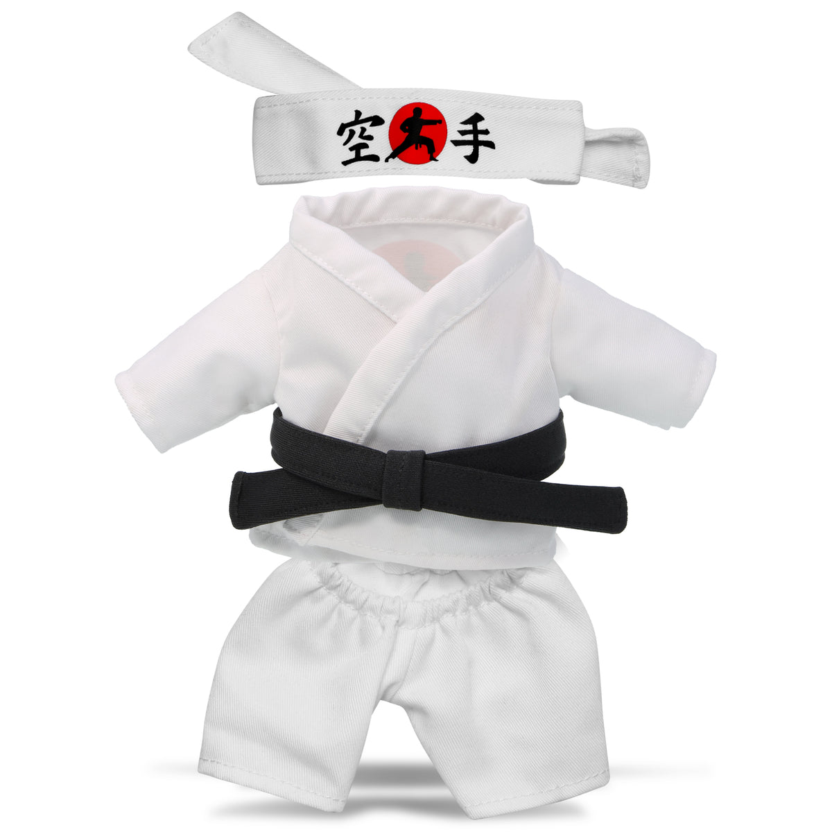 PLUSH DRESS-UP - KARATE UNIFORM - FITS 5 - 7 INCH PLUSH