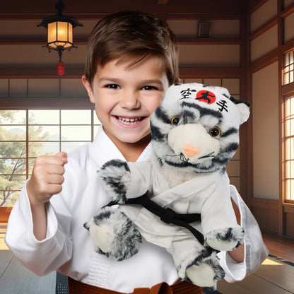PLUSH DRESS-UP - KARATE UNIFORM  - FITS 8 - 10 INCH PLUSH