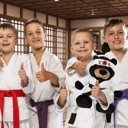 PLUSH DRESS-UP - KARATE UNIFORM  - FITS 8 - 10 INCH PLUSH