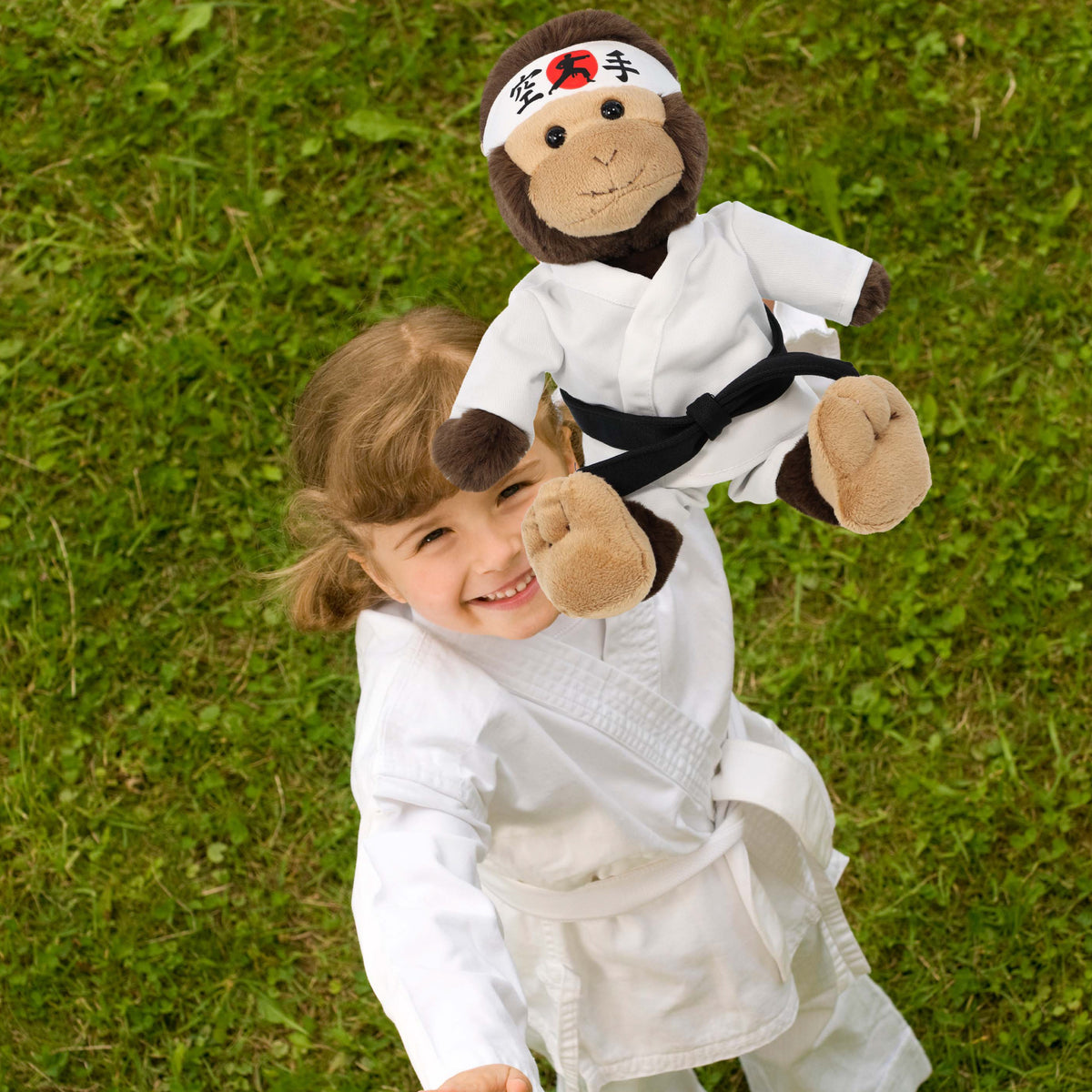 PLUSH DRESS-UP - KARATE UNIFORM  - FITS 8 - 10 INCH PLUSH
