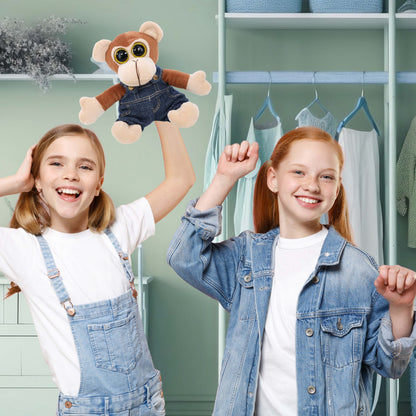 PLUSH DRESS-UP - DENIM OVERALLS - FITS 5 - 7 INCH PLUSH