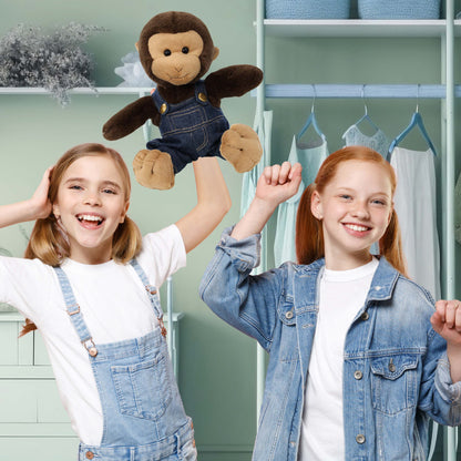 PLUSH DRESS-UP - DENIM OVERALLS - FITS 8 - 10 INCH PLUSH