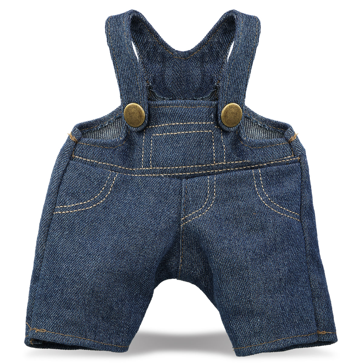 PLUSH DRESS-UP - DENIM OVERALLS - FITS 8 - 10 INCH PLUSH