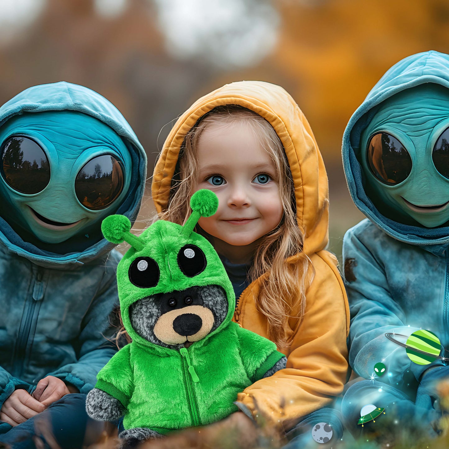 PLUSH DRESS-UP - ALIEN SWEATER - FITS 8 - 10 INCH PLUSH