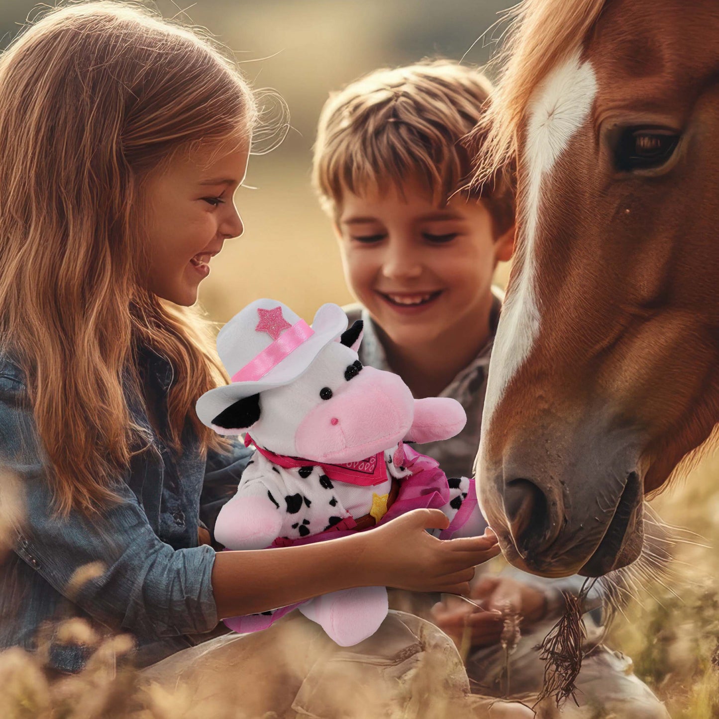 PLUSH DRESS-UP - COWGIRL OUTFIT - FITS 5 - 7 INCH PLUSH