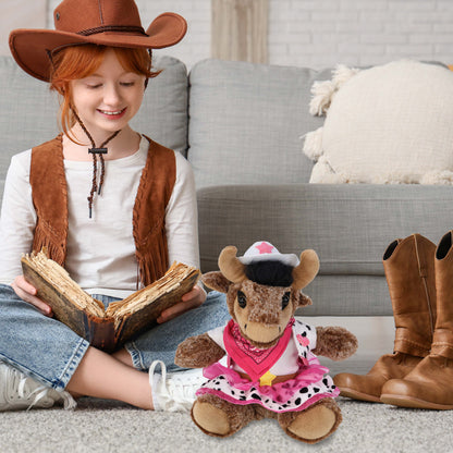 PLUSH DRESS-UP - COWGIRL OUTFIT - FITS 8 - 10 INCH PLUSH