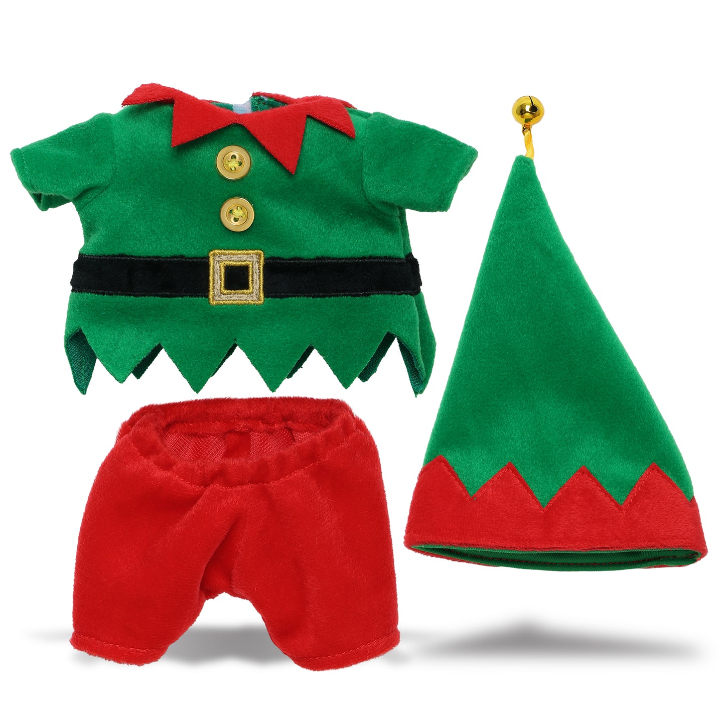 PLUSH DRESS-UP - ELF OUTFIT - FITS 5 - 7 INCH PLUSH
