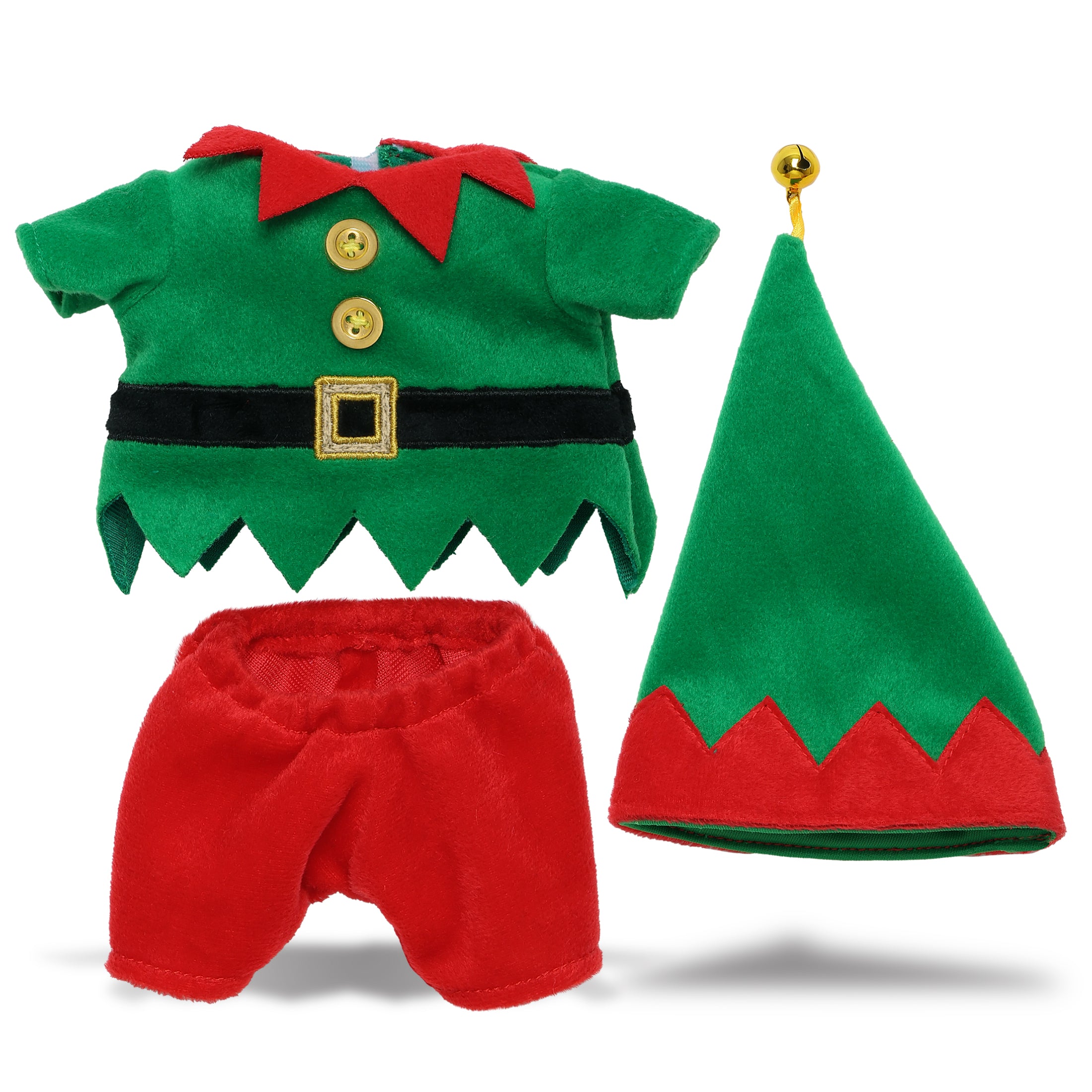 PLUSH DRESS-UP - ELF OUTFIT - FITS 5 - 7 INCH PLUSH
