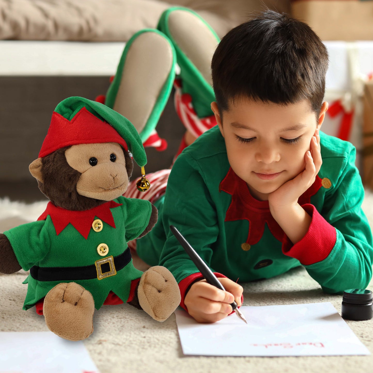 PLUSH DRESS-UP - ELF OUTFIT - FITS 8 - 10 INCH PLUSH