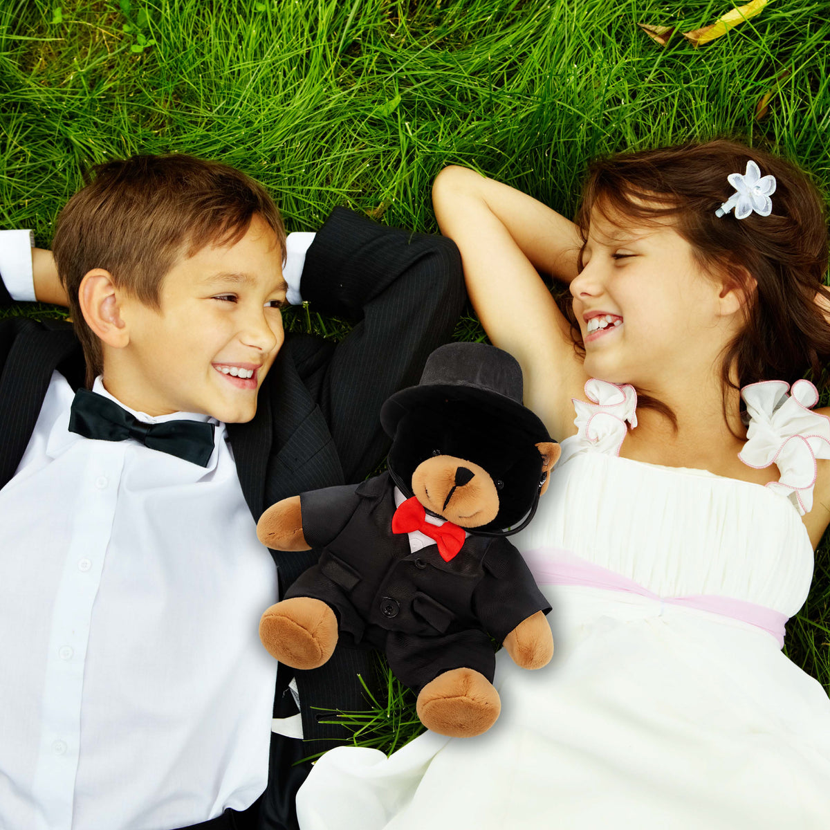 PLUSH DRESS-UP - TUXEDO HAT  - FITS 5 - 7 INCH PLUSH
