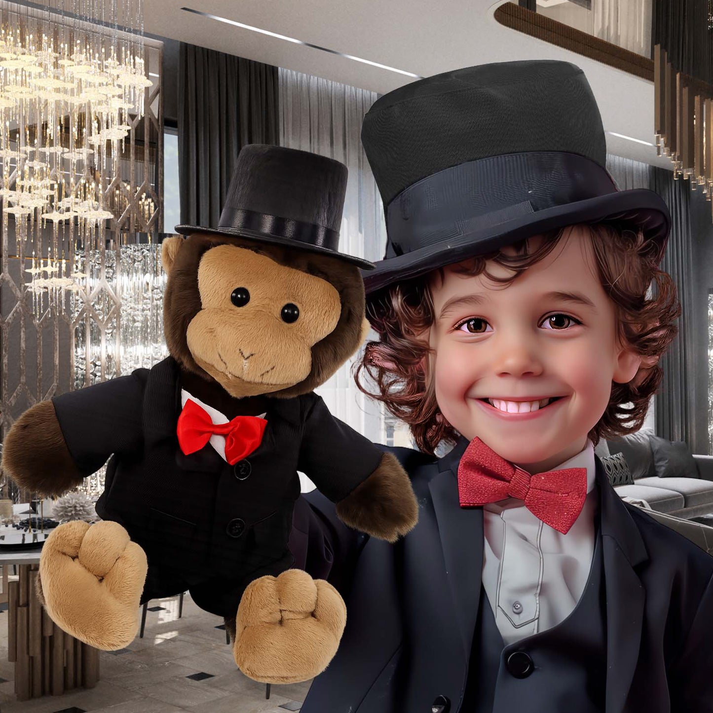 PLUSH DRESS-UP - TUXEDO OUTFIT - FITS 8 - 10 INCH PLUSH