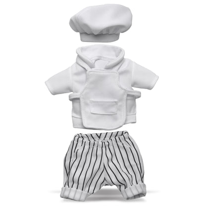 PLUSH DRESS-UP - CHEF OUTFIT - FITS 5 - 7 INCH PLUSH