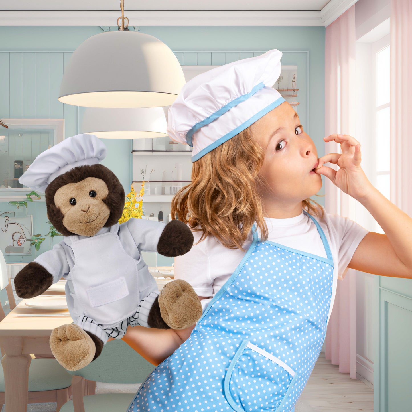 PLUSH DRESS-UP - CHEF OUTFIT - FITS 8 - 10 INCH PLUSH