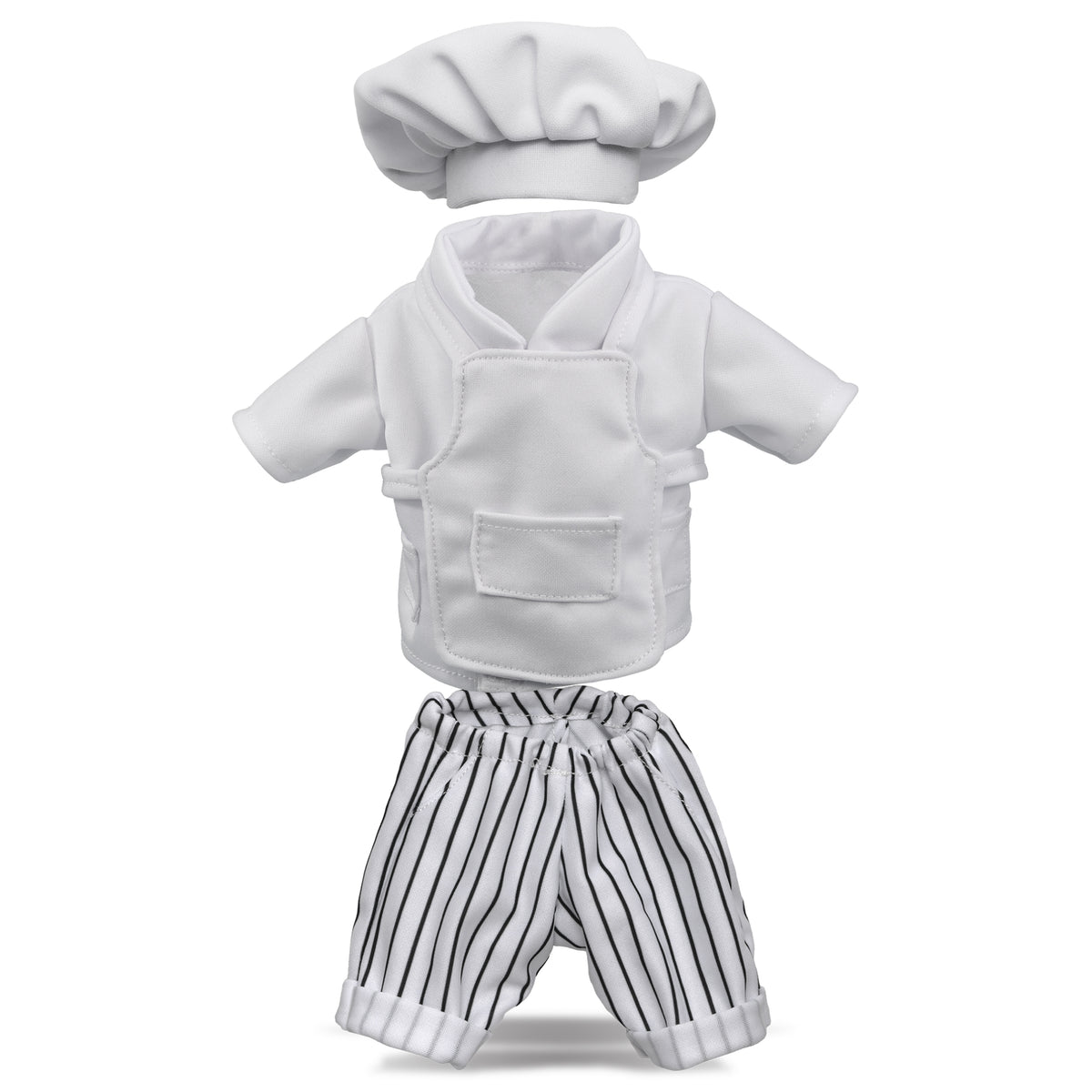 PLUSH DRESS-UP - CHEF OUTFIT - FITS 8 - 10 INCH PLUSH