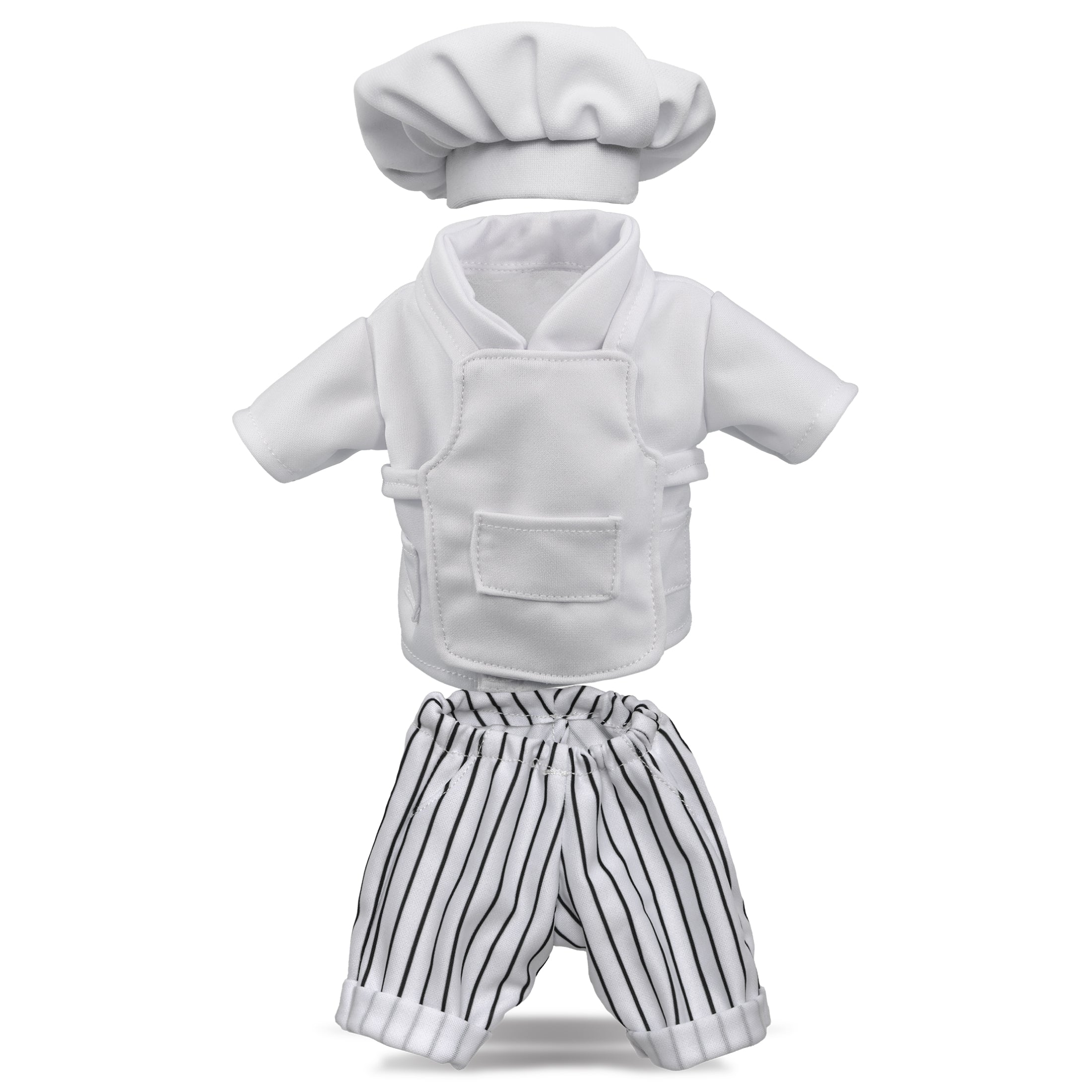 PLUSH DRESS-UP - CHEF OUTFIT - FITS 8 - 10 INCH PLUSH
