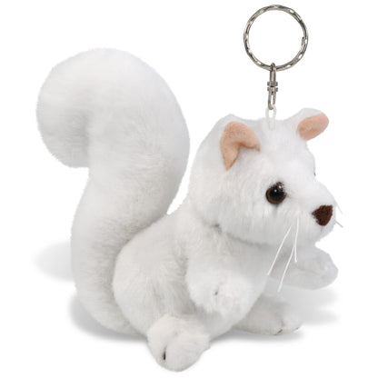 PLUSH KEYCHAIN - WHITE SQUIRREL