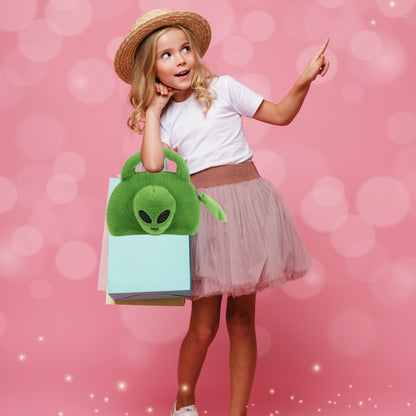 SUPER-SOFT PLUSH HAND BAG - ALIEN