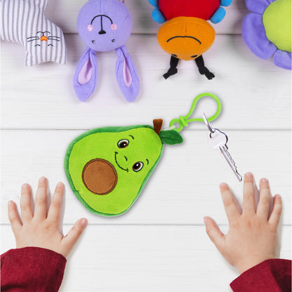 SNUG-MOOSHIES PLUSH CLIPS - AVOCADO