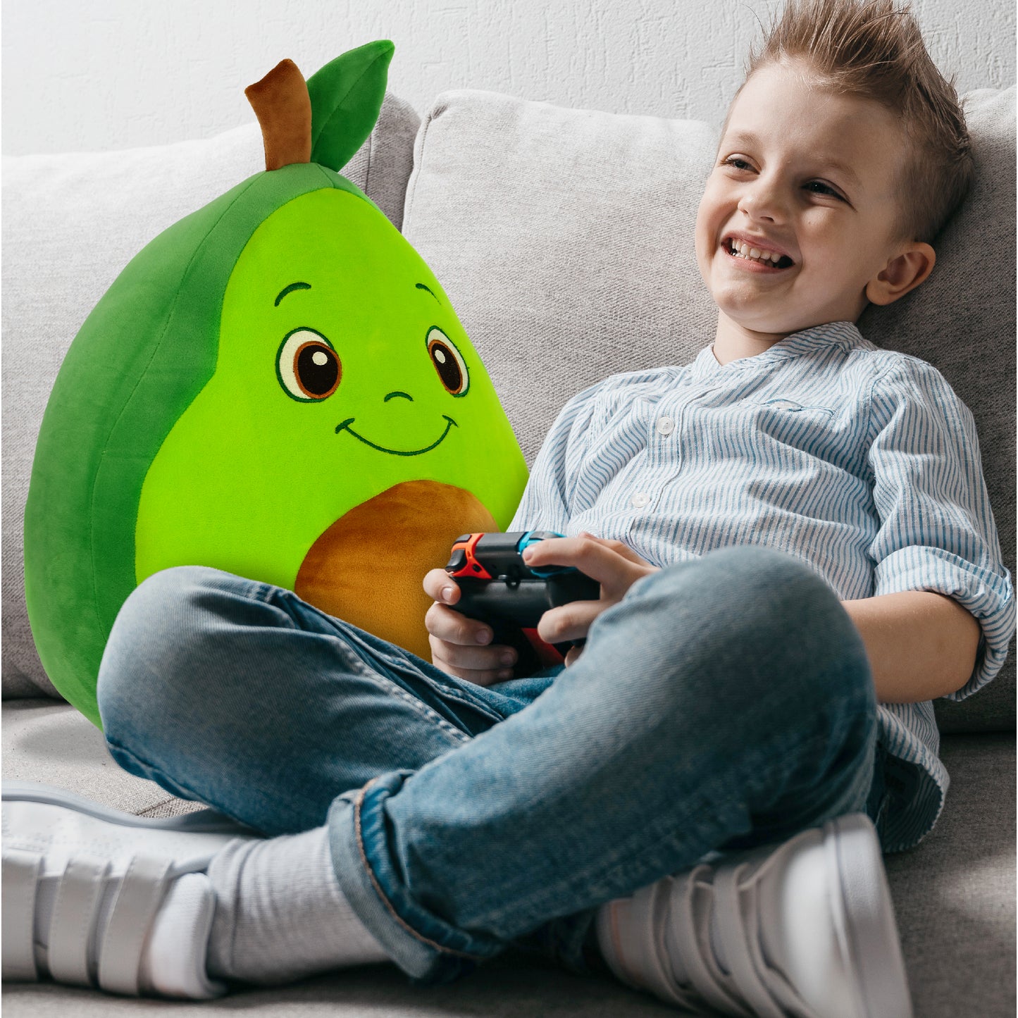 SNUG-MOOSHIES PLUSH - AVOCADO 14"