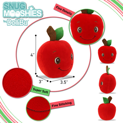 SNUG-MOOSHIES PLUSH - APPLE 4"