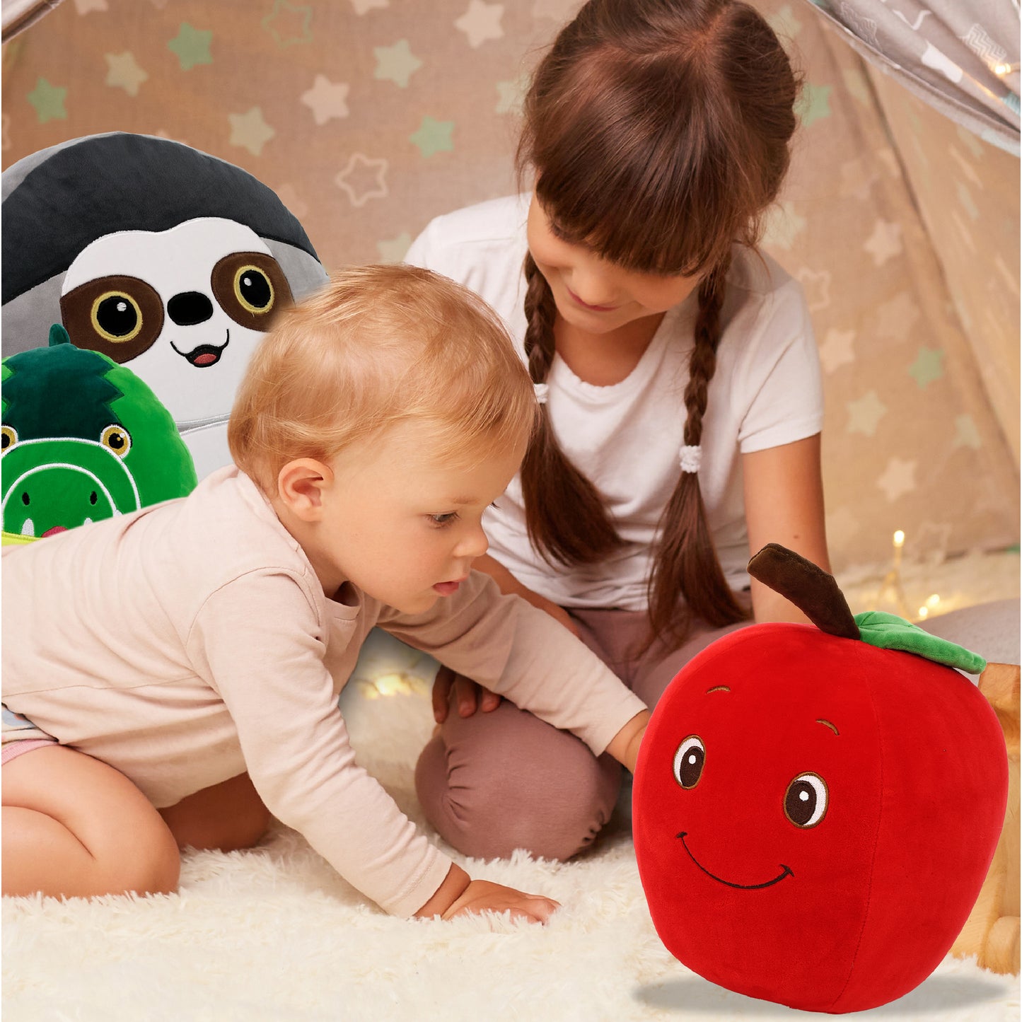 SNUG-MOOSHIES PLUSH - APPLE 10"