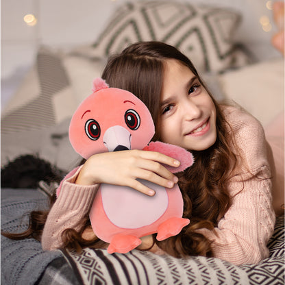 SNUG-MOOSHIES PLUSH - STANDING FLAMINGO
