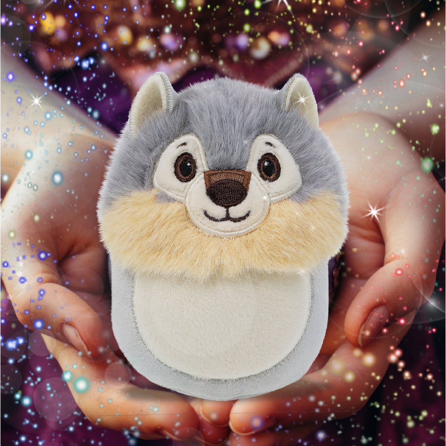 SNUG-MOOSHIES PLUSH - WOLF 4"