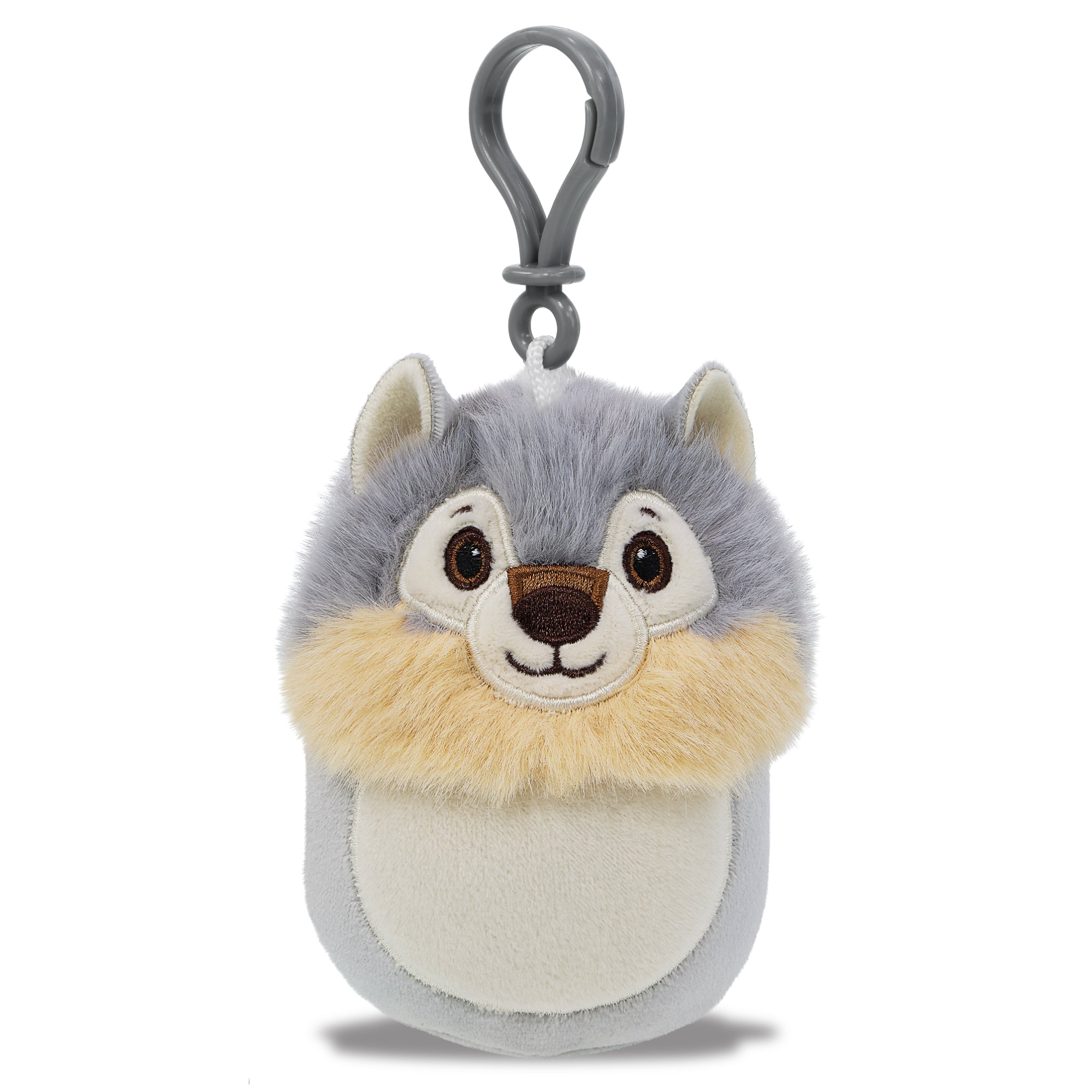 SNUG-MOOSHIES PLUSH CLIPS - WOLF