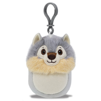 SNUG-MOOSHIES PLUSH CLIPS - WOLF