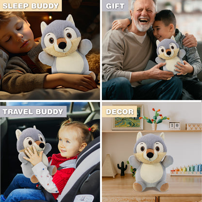 SNUG-MOOSHIES PLUSH - STANDING WOLF