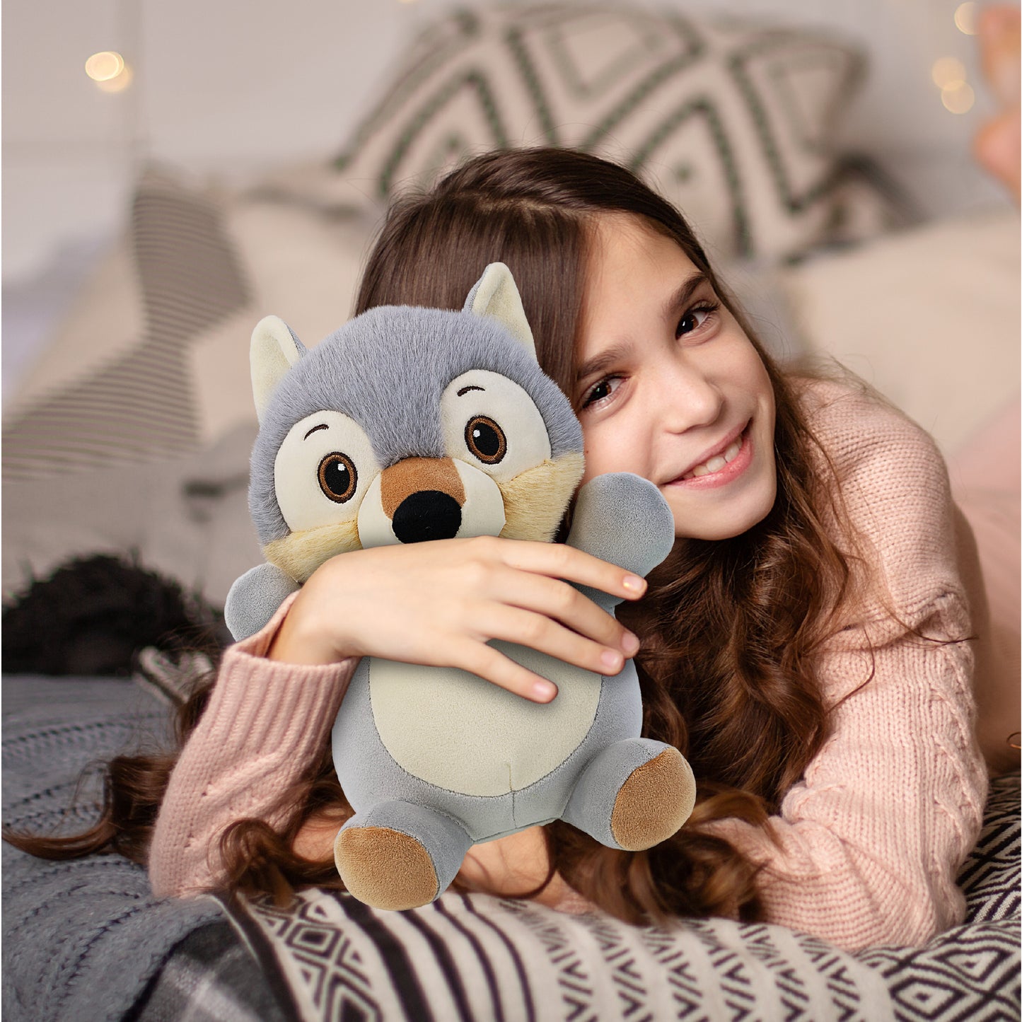 SNUG-MOOSHIES PLUSH - STANDING WOLF