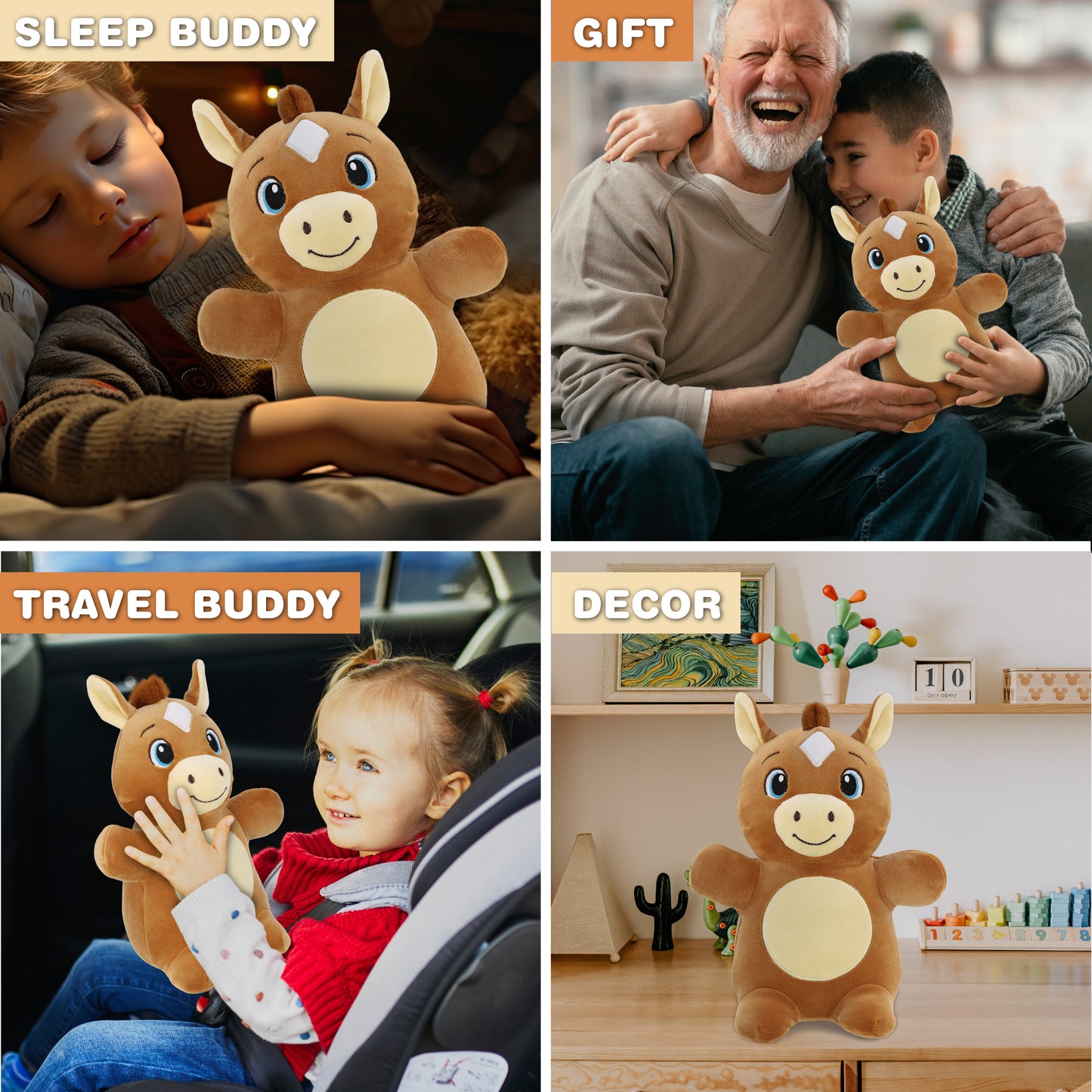 SNUG-MOOSHIES PLUSH - STANDING HORSE