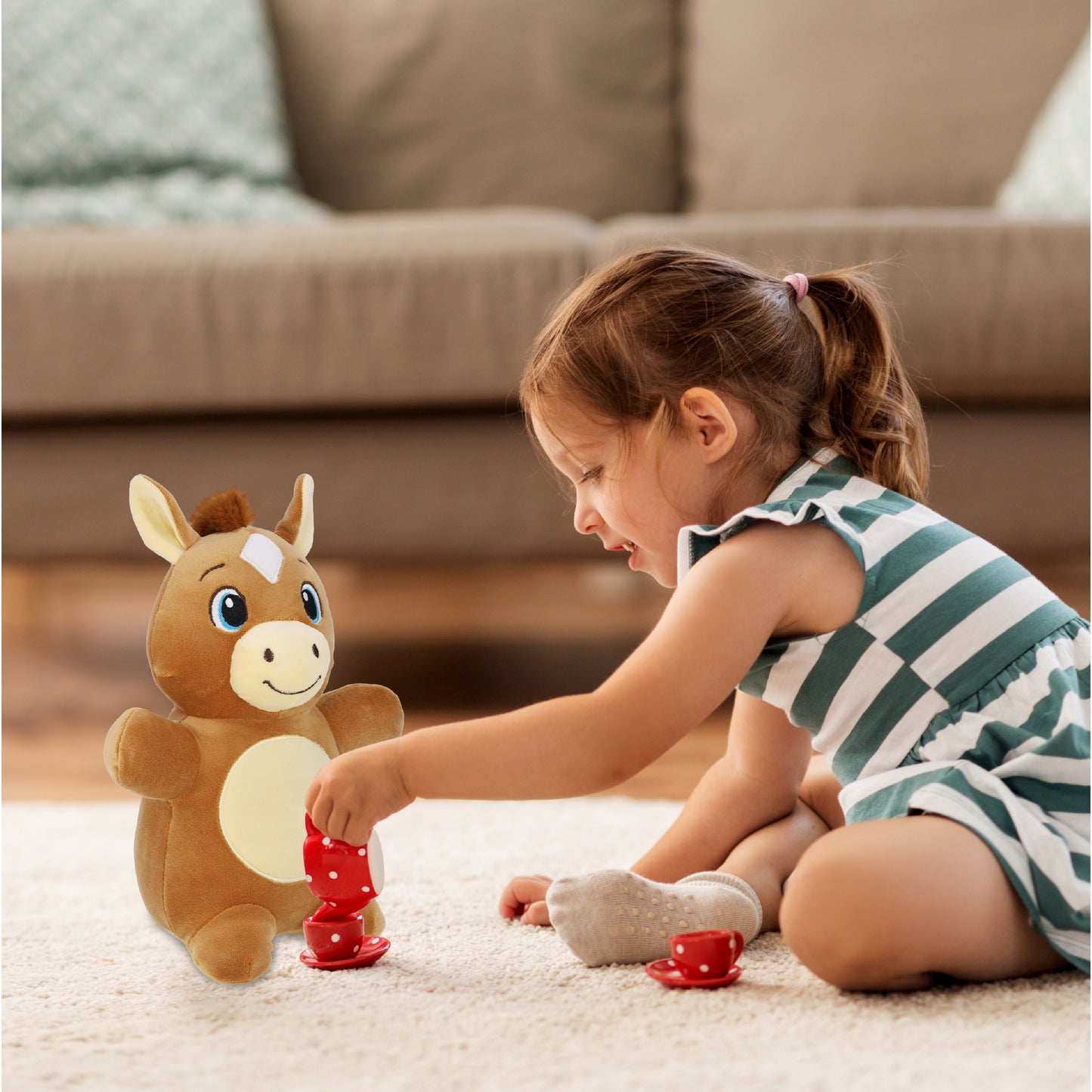SNUG-MOOSHIES PLUSH - STANDING HORSE